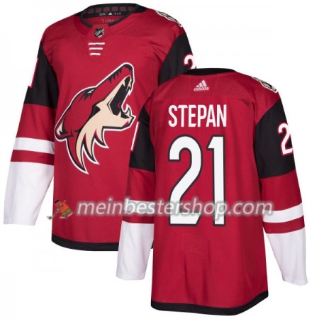 Arizona Coyotes Derek Stepan 21 Adidas 2017-2018 Maroon Trikot Authentic - Herren Arizona Coyotes Derek Stepan 21 Adidas 2017-2018 Maroon Trikot Authentic - Herren